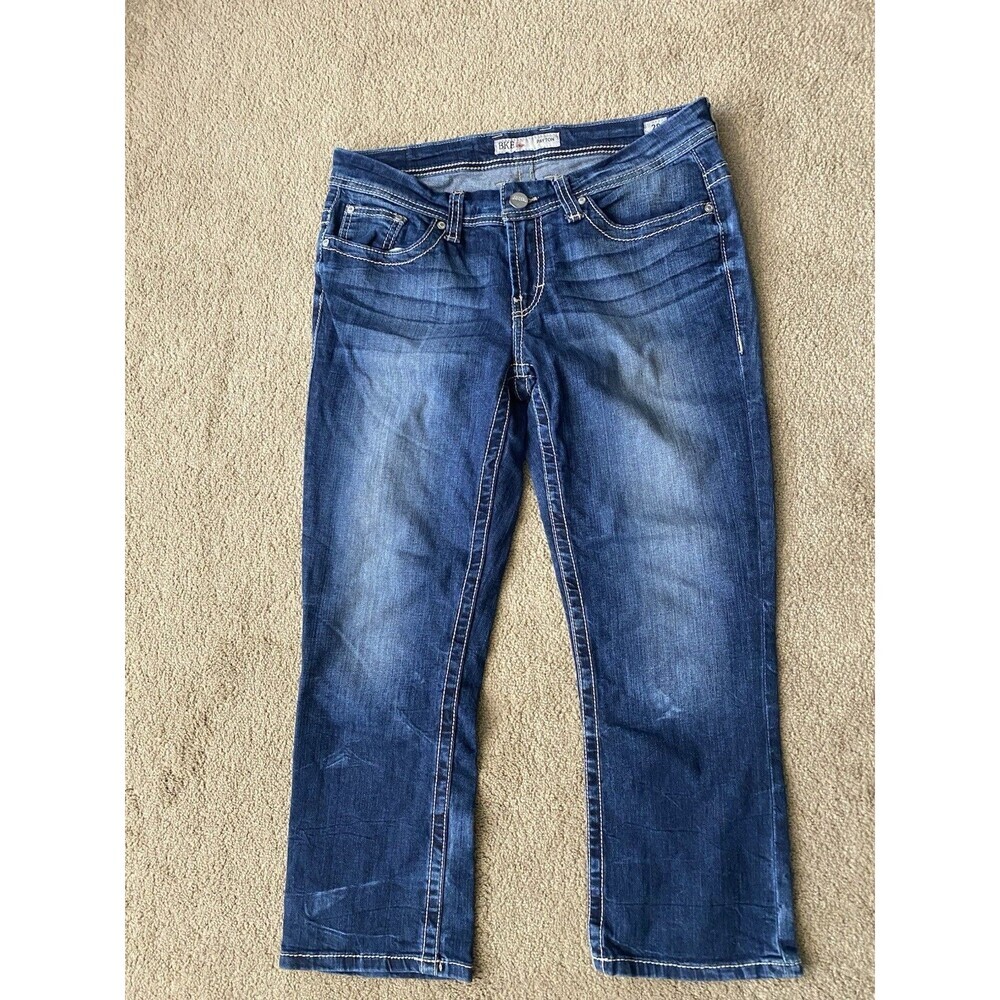 BKE Bootcut Blue Denim Jeans Stretch 5-Pocket Women's  Medium Wash Size 28